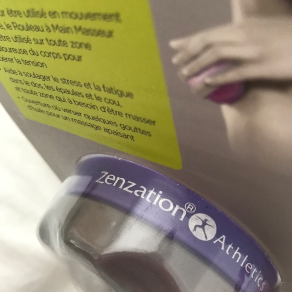 NEW Zenzation Athletics Rejuvenate Hand Roller Massager Ball Purple Grey - Picture 7 of 7